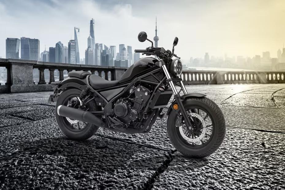 Honda rebel 500 right front three quarter Honda rebel 500 right front three quarter