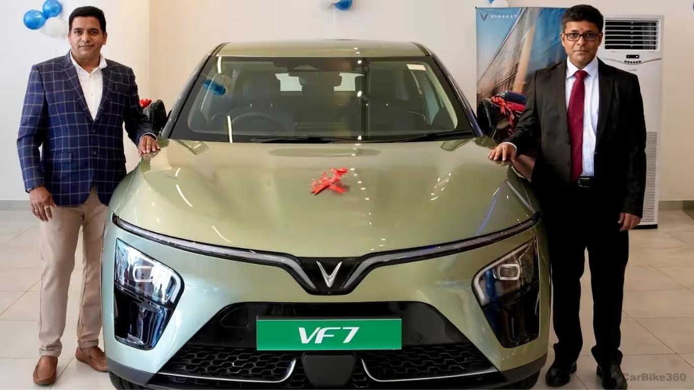 विनफास्ट ने 24 डीलरशिप के साथ भारत के विस्तार में तेजी लाई, प्रीमियम ईवी को ग्राहकों के करीब लाया Mr. Tapan Ghosh, CEO of VinFast India along with Mr Santosh Dhone