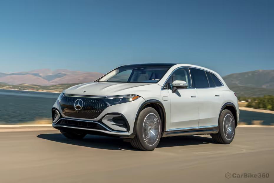 Mercedes-Benz EQS SUV Left Front Three Quarter Mercedes-Benz EQS SUV Left Front Three Quarter