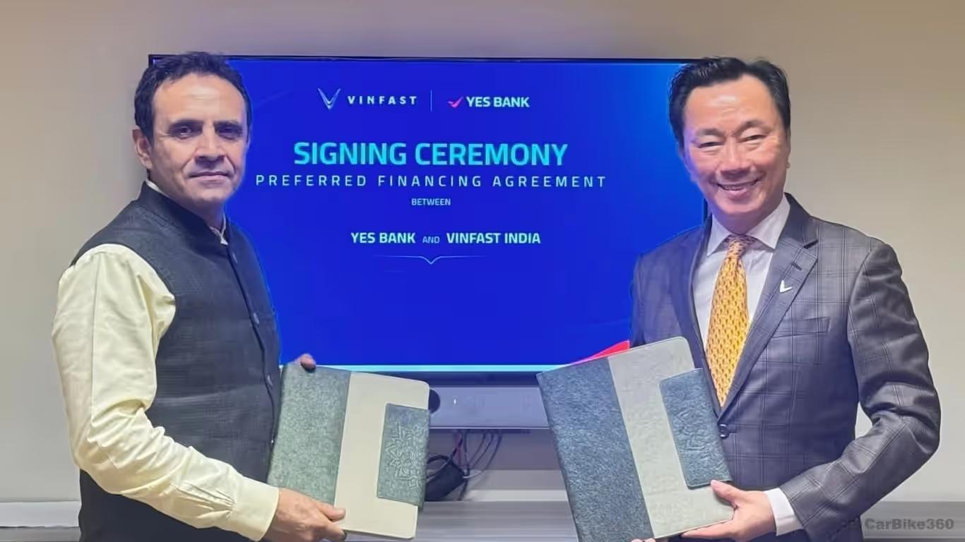भारतीय ग्राहकों के लिए EV फाइनेंसिंग को आसान बनाने के लिए VinFast India और YES बैंक ने सहयोग किया VinFast India Partners with YES Bank