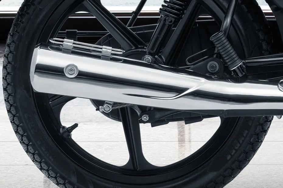 Tvs radeon exhaust view Tvs radeon exhaust view