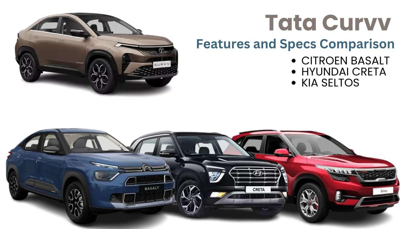 Tata Curvv vs Rivals: Comparing Features, Specs, and Pricing Tata Curvv vs Rivals Features and Specs Comparison