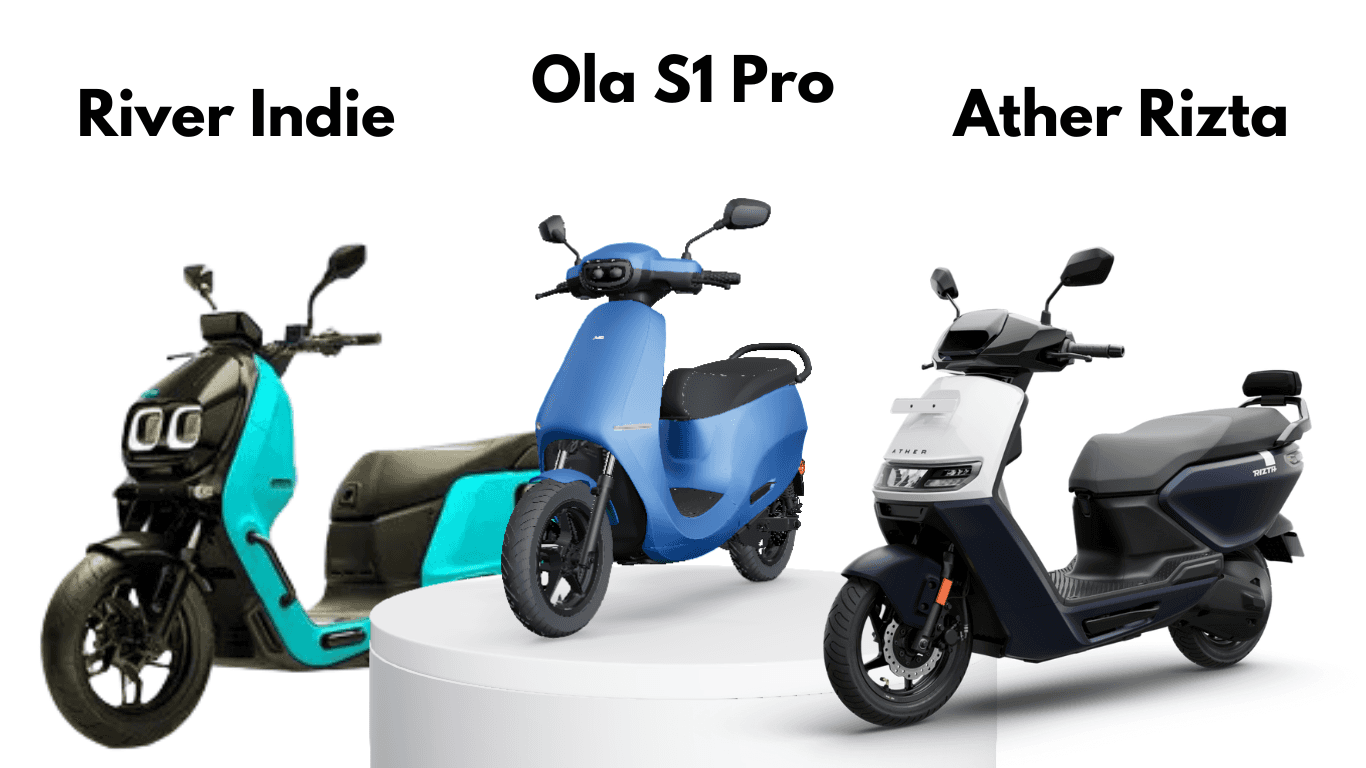 Ather Rizta vs Ola S1 Pro vs River Indie