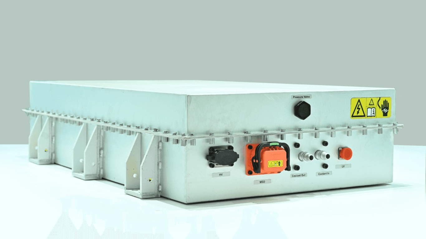 32kWh liquid cooled HV battery pack