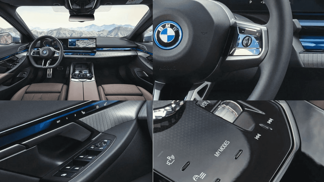 BMW 5 LWB Infotainment and Features