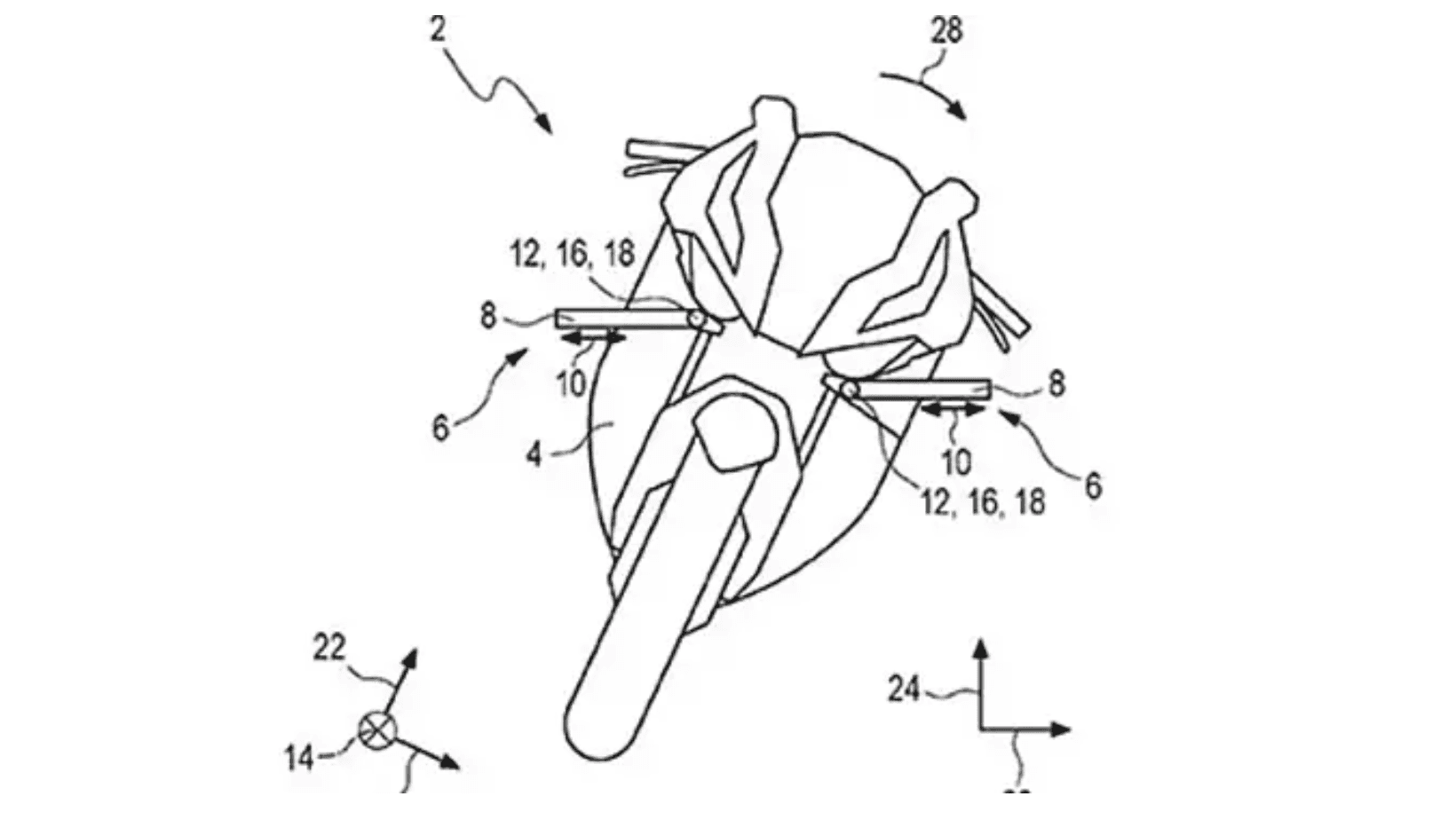 BMW S 1000 RR Patent Active Wing Design