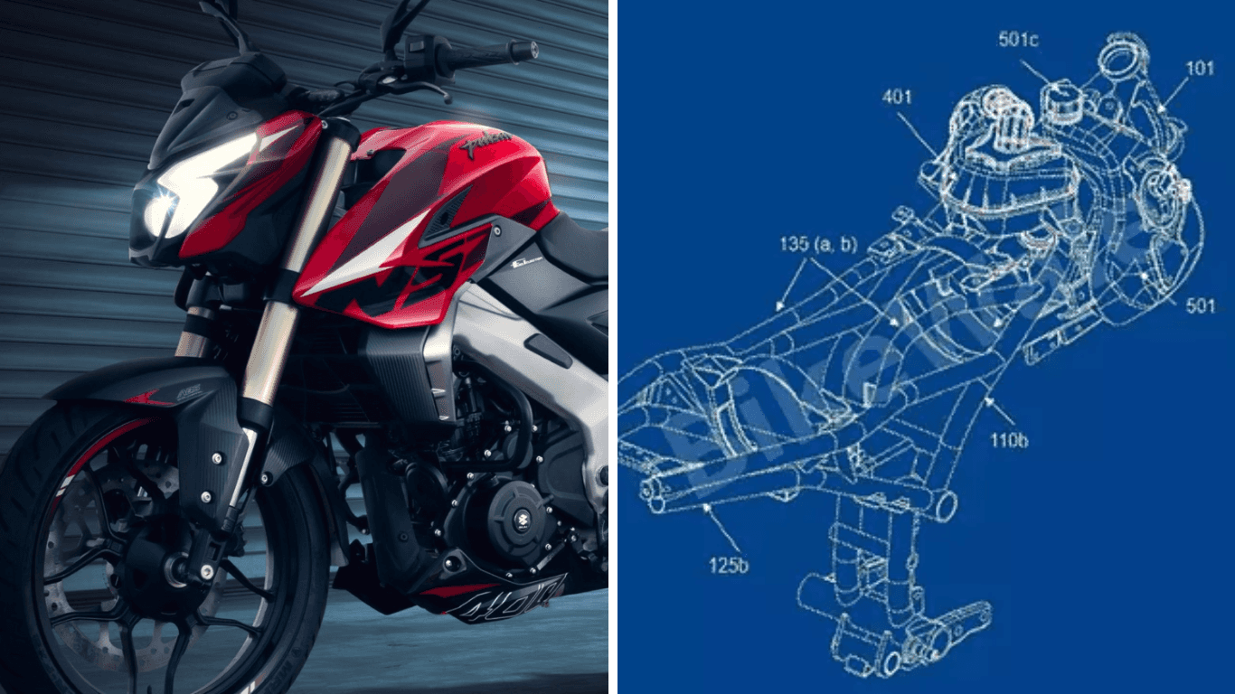 Bajaj NS400Zand Bajaj CNG Bike Leaked Blue Print.png