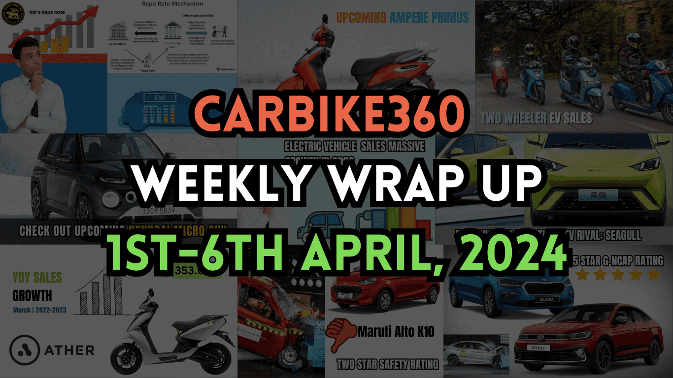 CarBike360 Weekly Wrap Up 1st-6th April, 2024