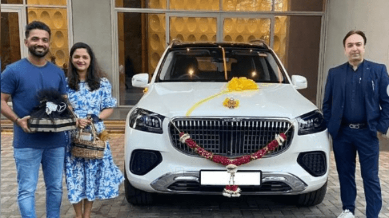 Cricketer Ajinkya Rahane Buys ₹2.96 Crore Mercedes-Benz Maybach GLS