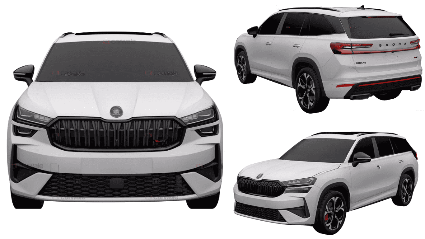 First Glimpse of Skoda's Latest New-Gen Kodiaq RS!
