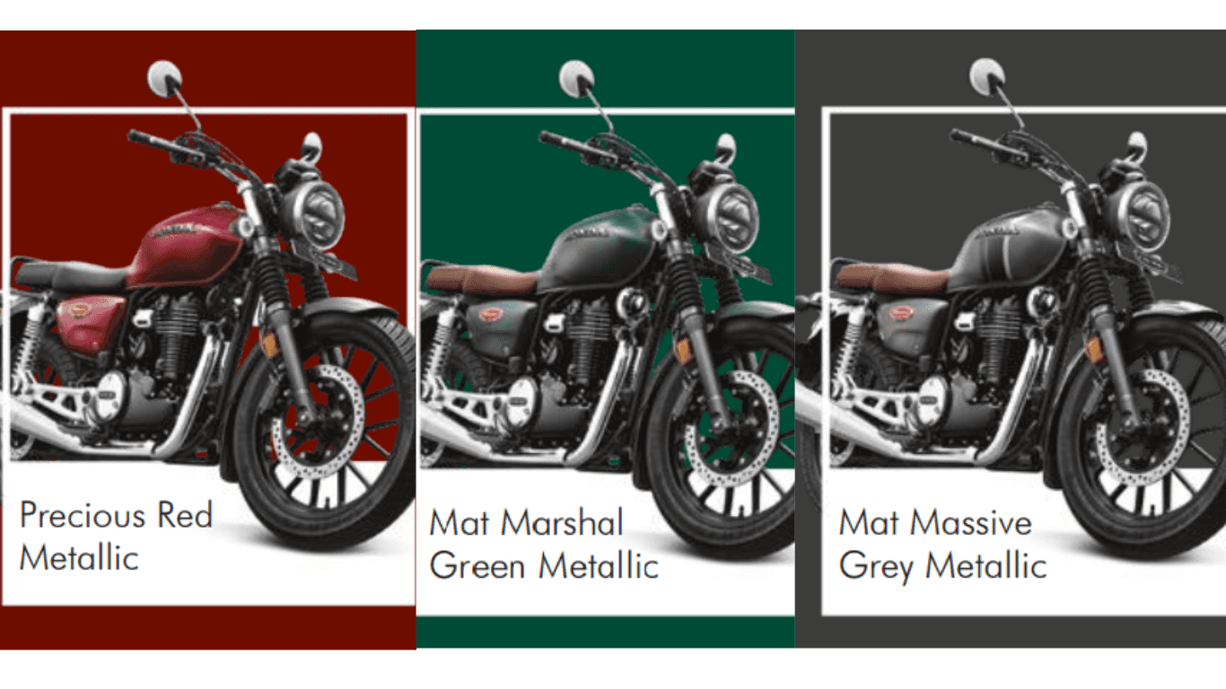 Honda Hness CB350 Colors