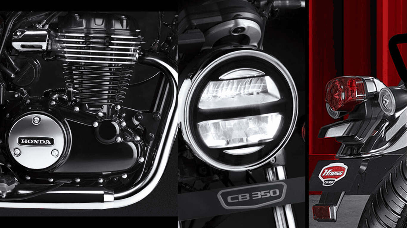 Honda Hness CB350, Engine, Headlamp & Backlamp