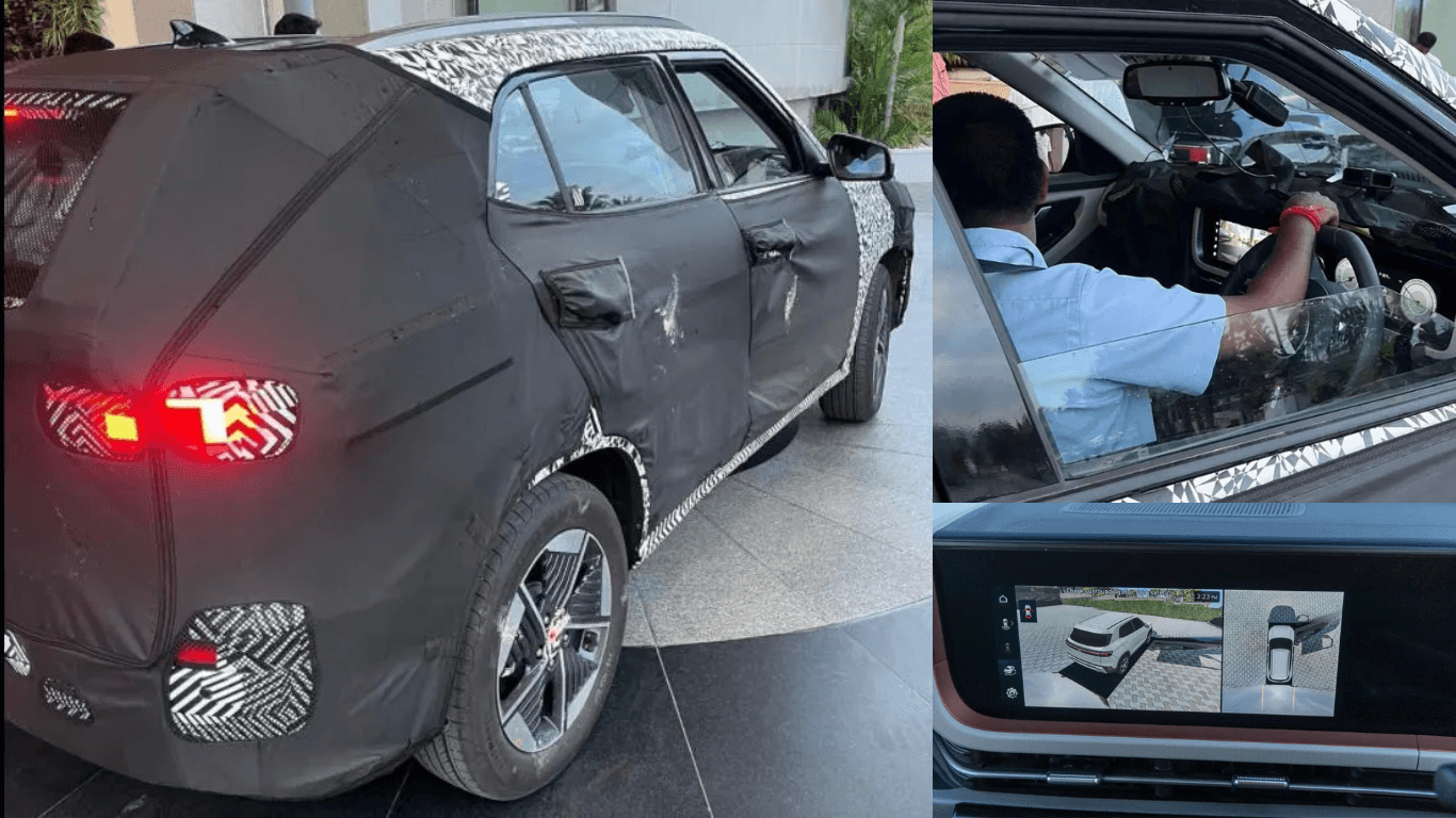 Hyundai Creta EV Interior Revealed: Dual-Screen Setup Spotted