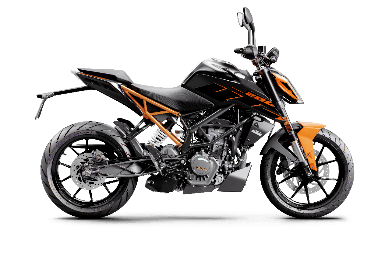 KTM 200 DUKE DARK GALVANO