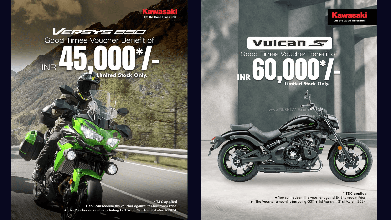 Kawasaki Versys 650 and Vulcan S