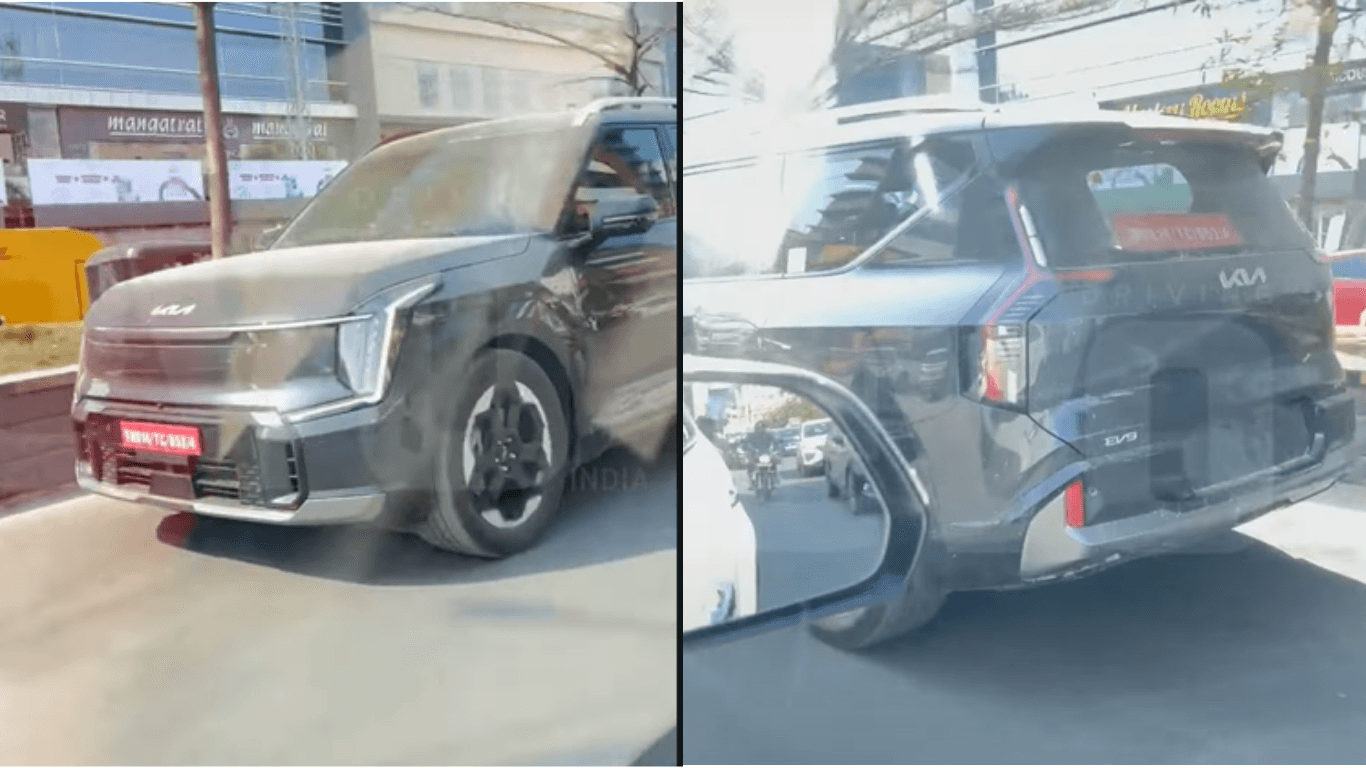 Kia EV9 Spotted Undisguised in India – Launch Imminent
