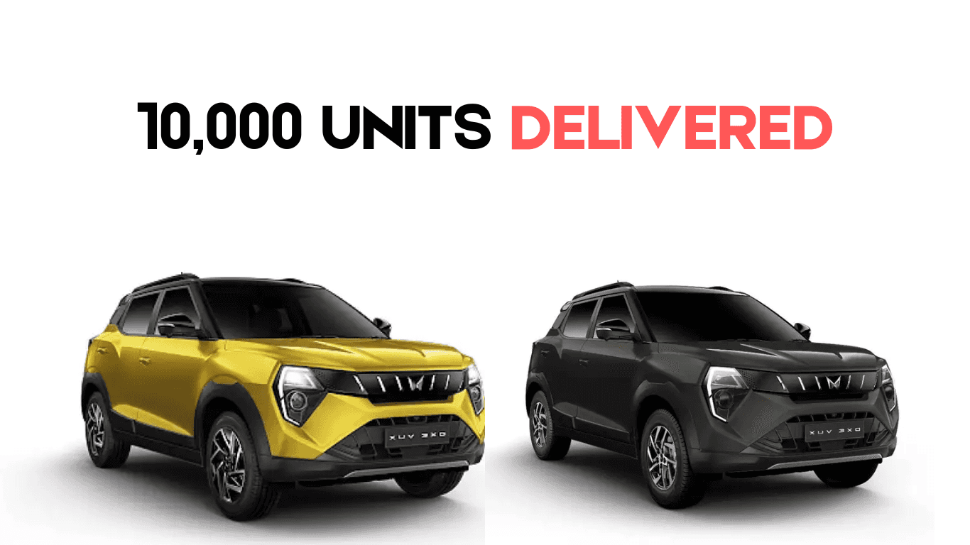 Mahindra 3XO 10,000 Units Delivered