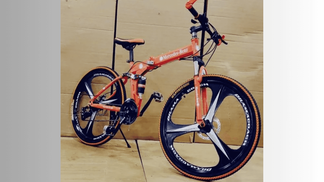 Mercedes-Benz Benz Orange Foldable Cycle.png