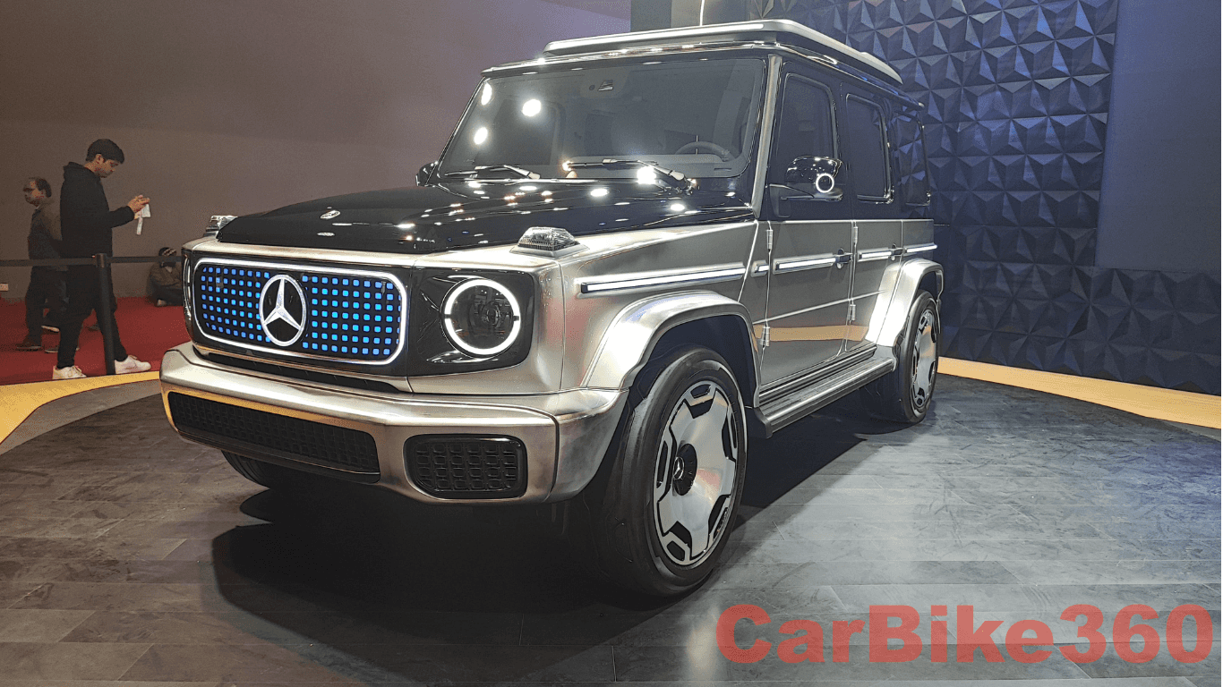 Mercedes-Benz EQG Electric G-Wagon Concept Steals the Spotlight at Bharat Mobility Expo