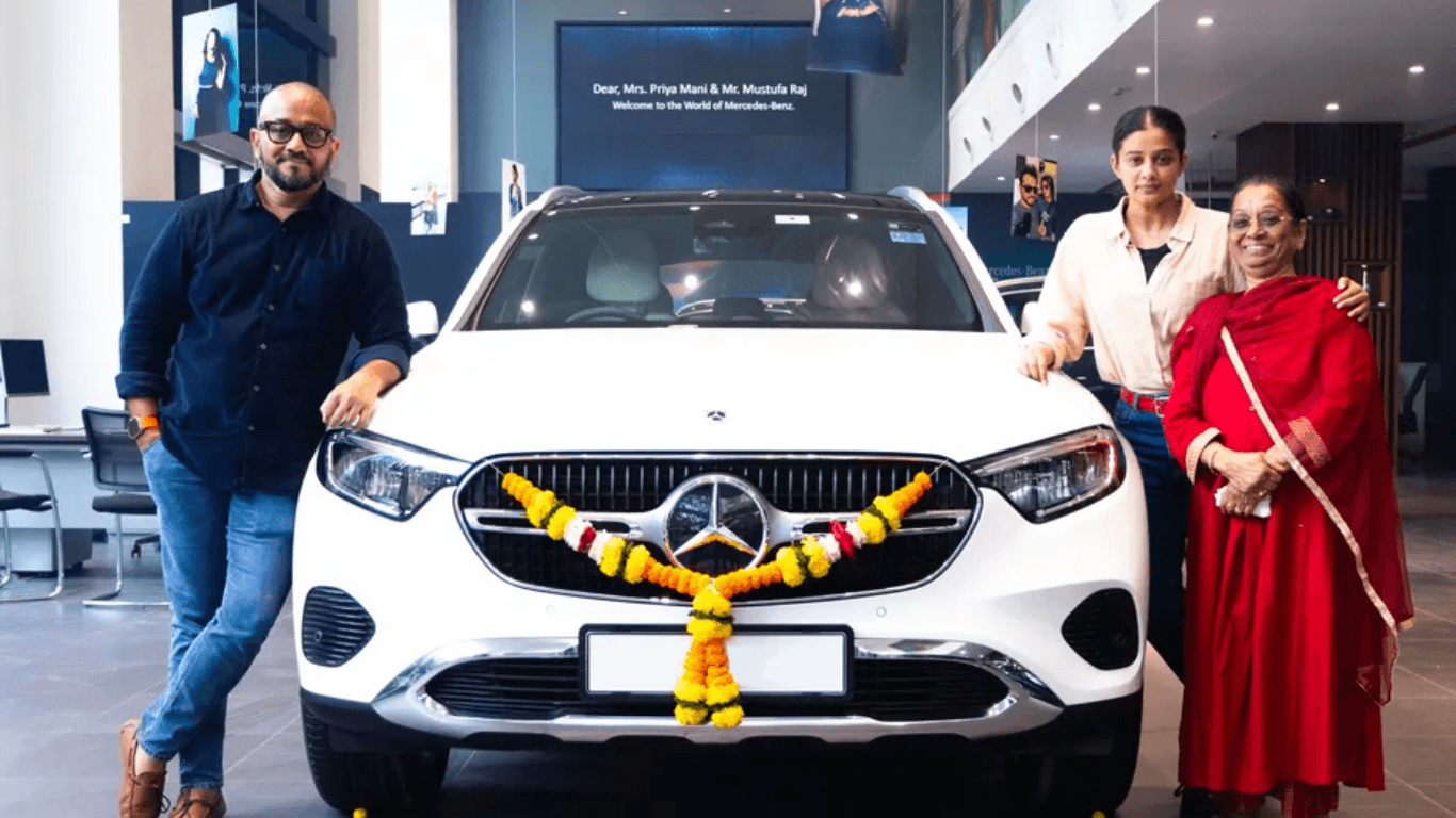Priya Mani Raj of ‘The Family Man’ Series Buys Rs. 74.20 Lakh Mercedes-Benz GLC SUV news