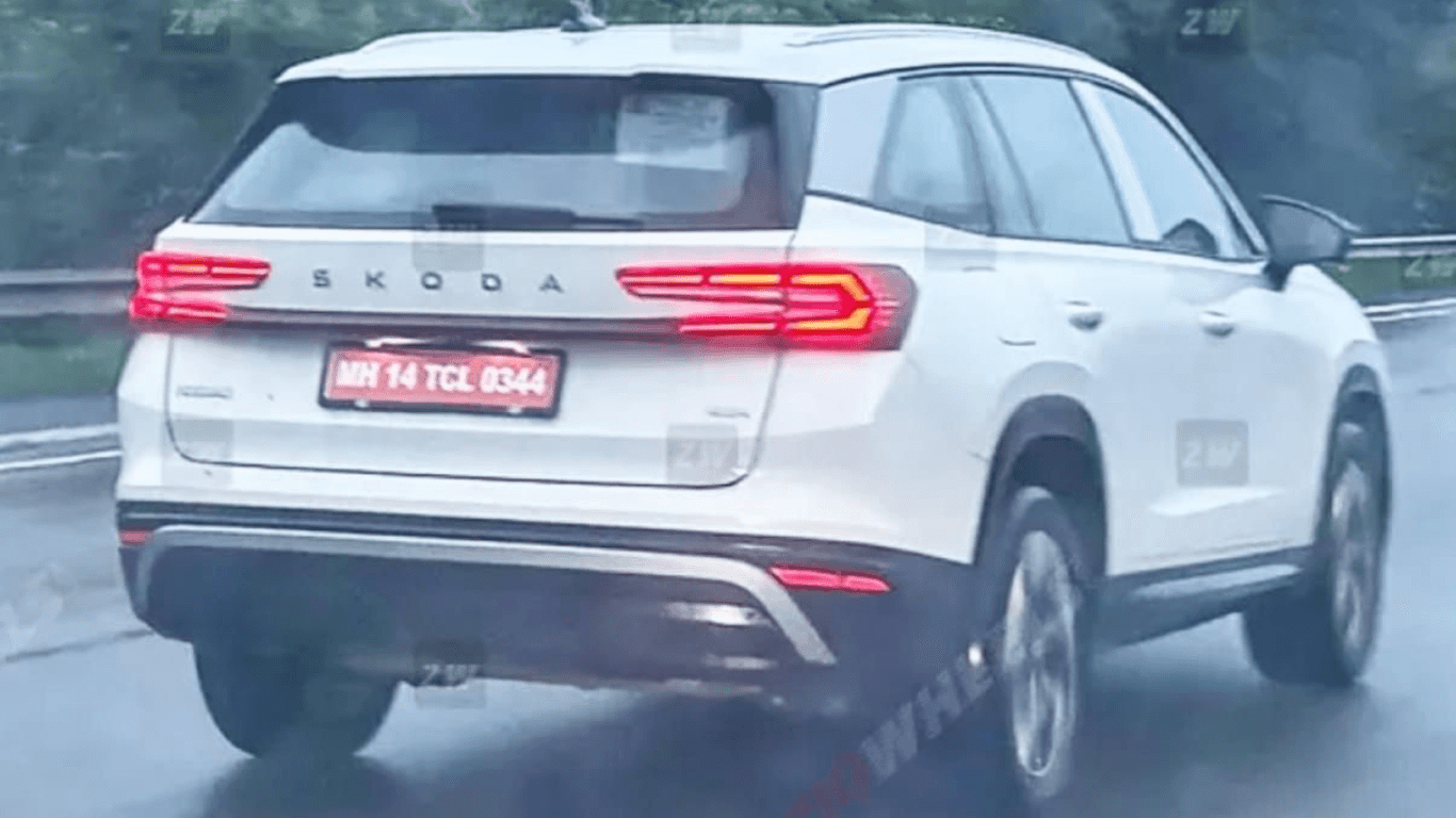 Skoda Kodiaq Second Generation Spy Shot Rear View