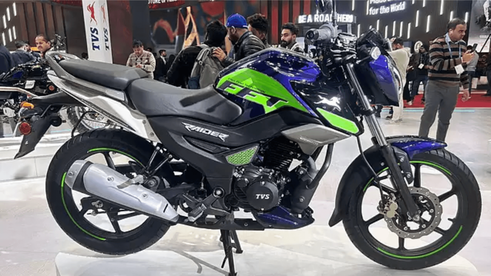 Revealed at Bharat Mobility Expo, TVS Raider 125 Flex Fuel Might Launch in India. Read All Details news