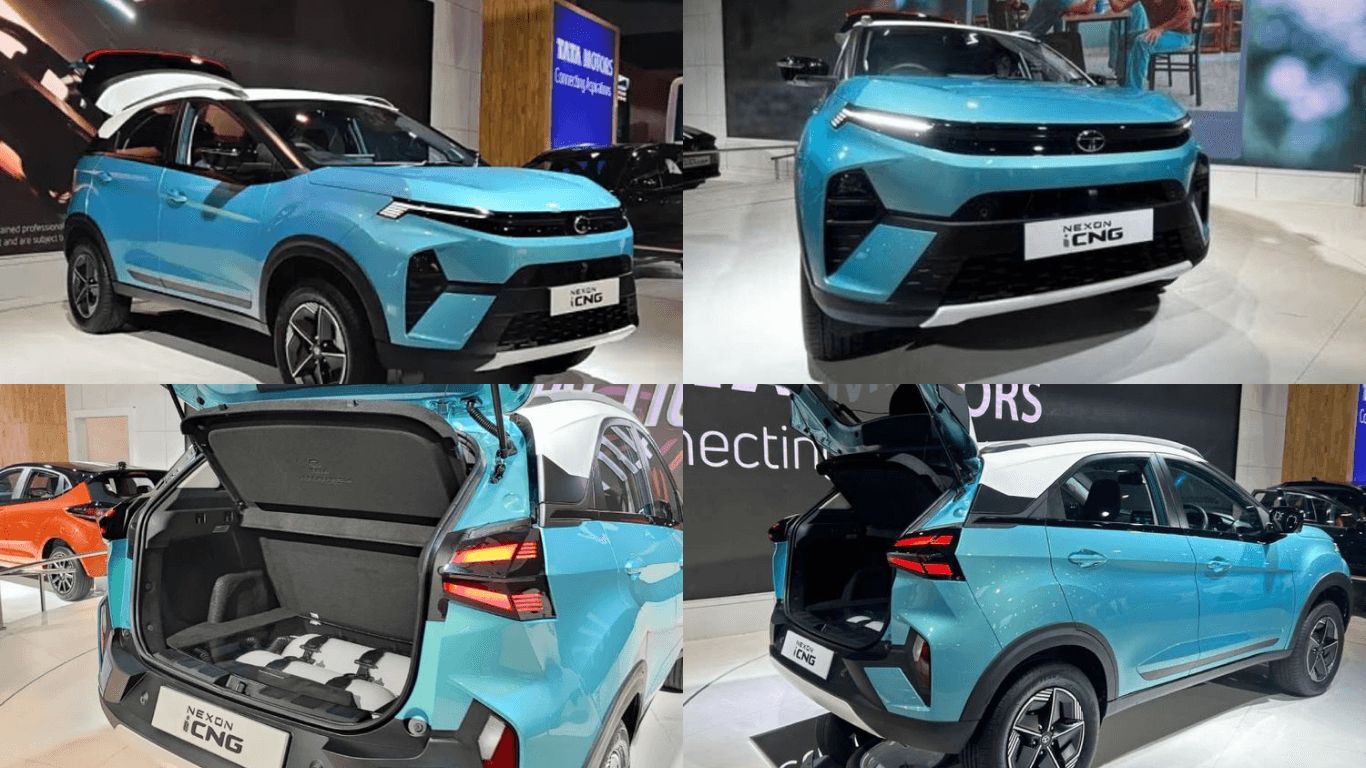 Nexon i-CNG concept at Bharat Mobility Expo 2024