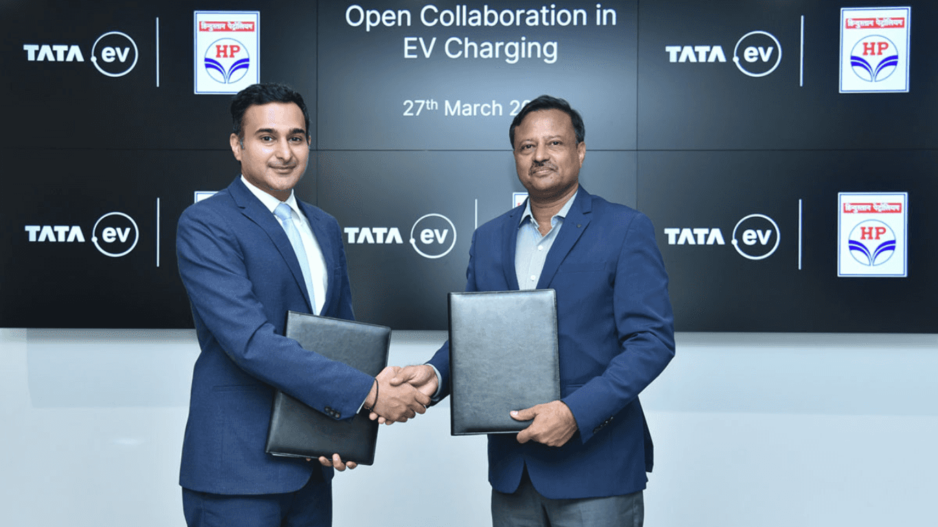 Tata Passenger Electric Mobility Collaborated with HPCL.png