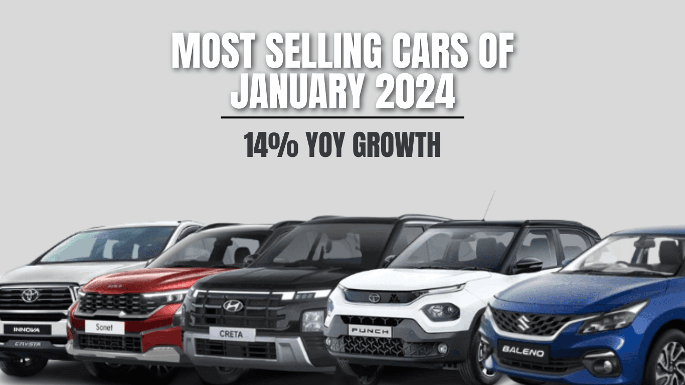 Check Out The Most Selling Cars of January 2024 In India