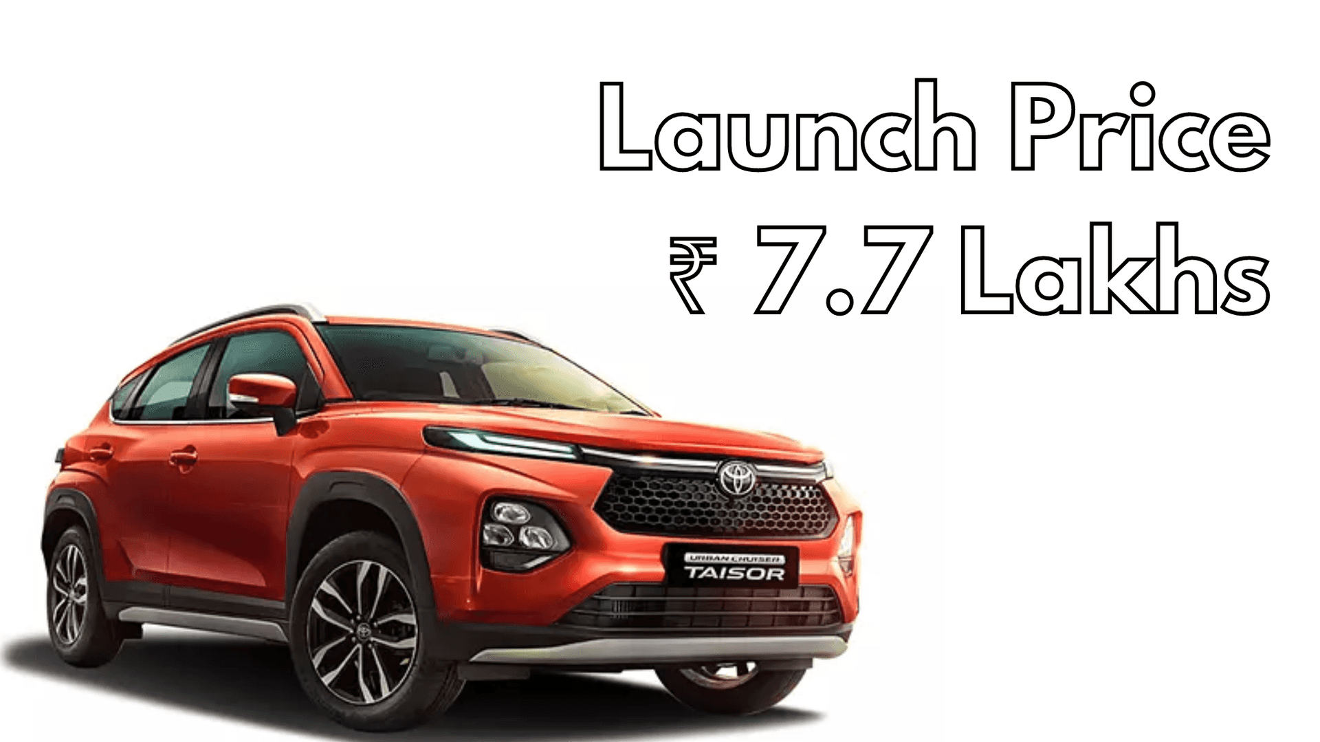 Toyota Urban Cruiser Taisor Price in India
