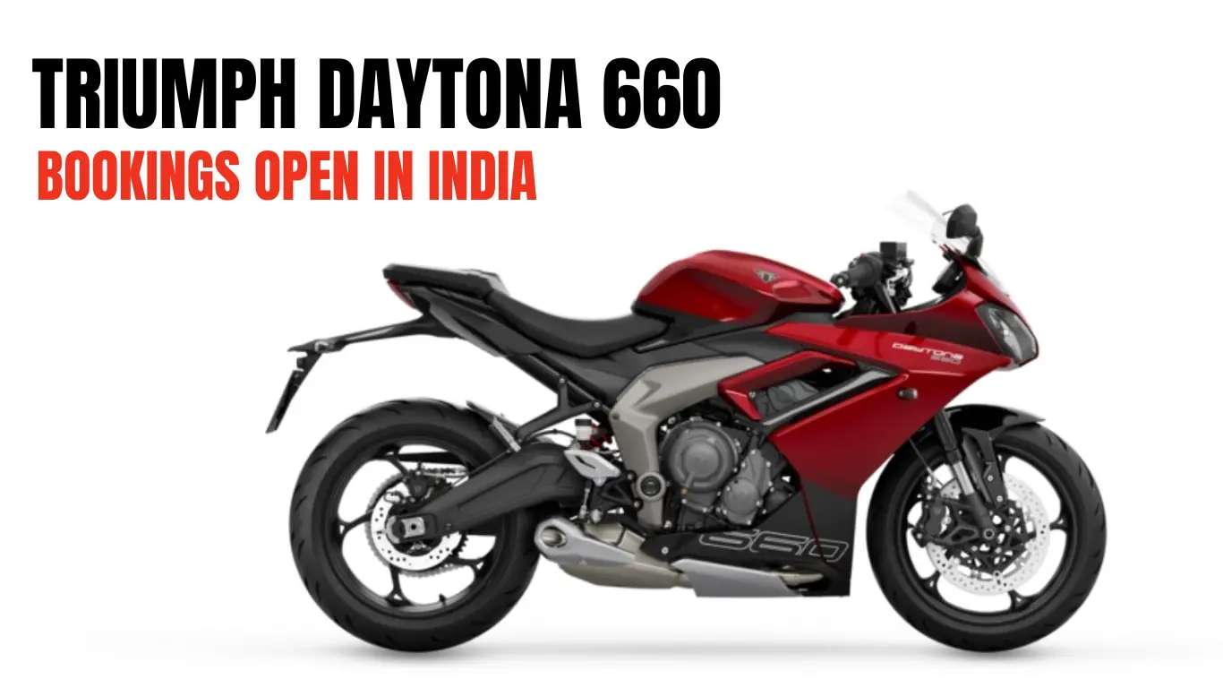 Triumph Daytona 660 Bookings Open in India