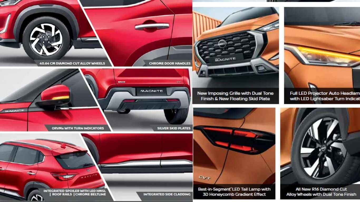 Nissan Magnite 2024 New Exterior Design