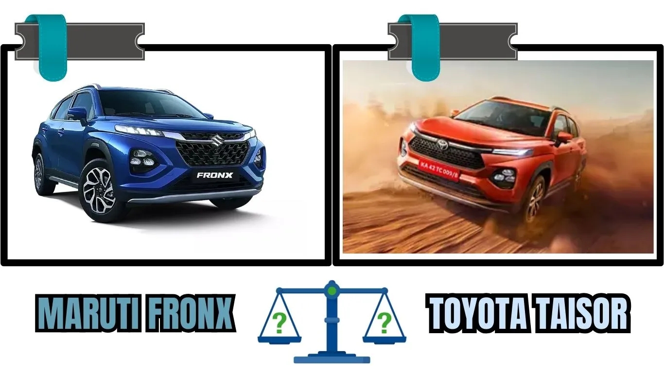 Toyota Taisor Vs. Maruti Fronx: Unveiling Key Differences in the Rebadged Crossover – How Do They Stack Up? news