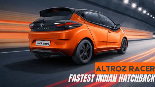 Tata Altroz Becomes the Fastest Indian Hatchback: Registers in India Book of Records Altroz racer Fastest Indian Hatchback