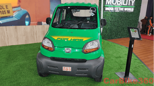 Bajaj Qute Takes Center Stage at Bharat Mobility Expo 2024