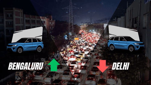 Bengaluru Surpasses Delhi in Private Car Ownership: A Comparative Analysis Bengaluru Surpasses Delhi in Private Car Ownership: A Comparative Analysis