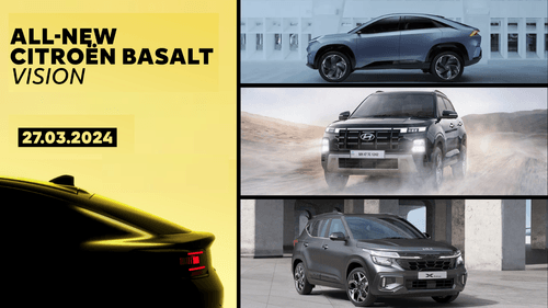 Citroen Basalt Vision, a C3-Based SUV Coupe, Sets for Debut on 27th March