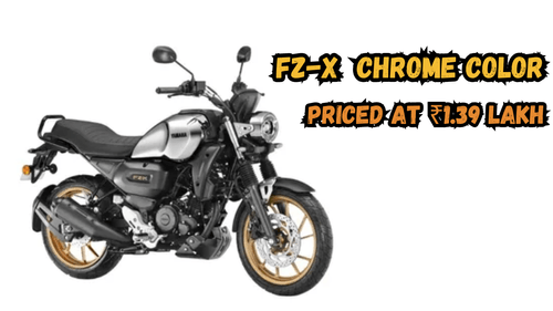 Yamaha Launches FZ-X in Chrome Color Scheme at ₹ 1.39 Lakh news