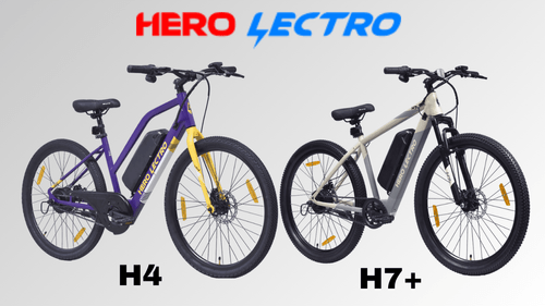 Hero Lectro Launches H4 and H7+ E-Cycles, Price Starting at Rs 32,499