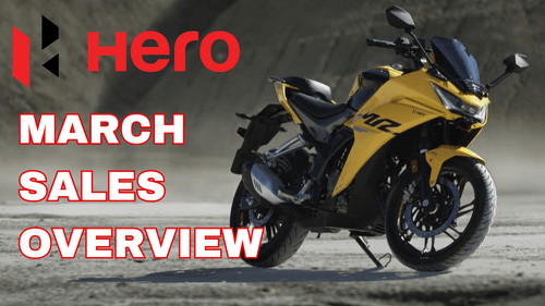 Hero MotoCorp Sales in March 2024 reached 4.9 Lakh Units news
