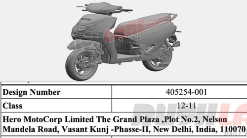 Hero’s New Scooter Model Patent Design Leaked, ICE or EV?
