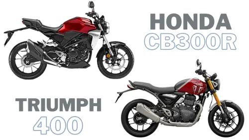 Honda CB300R Vs Triumph Speed 400: Two Powerful Bikes Compared Head-to-Head; Check Which One Should You Buy Honda CB300R Vs Triumph Speed 400
