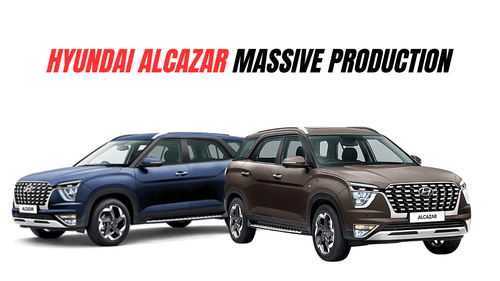 Hyundai Alcazar Achieves Over 1 Lakh Units in Production in Three Years Hyundai Alcazar Achieves Over 1 Lakh Units in Production in Three Years