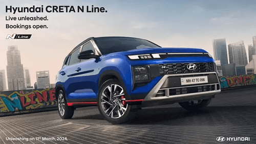 Bookings Open for Hyundai Creta N Line - Secure Your Spot! Bookings Open for Hyundai Creta N Line - Secure Your Spot!