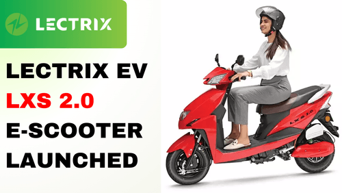 Lectrix EV LXS 2.0 E-Scooter launched with 2.3KW battery at INR 79,999 news