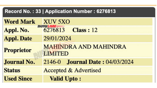 Mahindra’s Upcoming Electric SUVs Names Registered as XUV 7XO, 5XO, 3XO, 1XO Mahindra’s Upcoming Electric SUVs Names Registered as XUV 7XO, 5XO, 3XO, 1XO