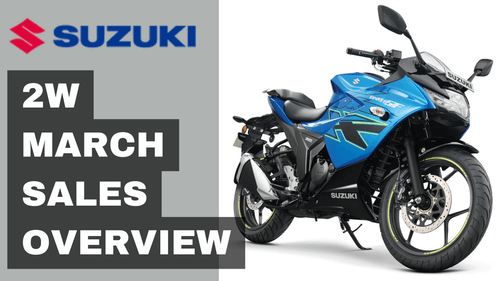 Suzuki 2W March 2024 Sales, Sold 86,164 units in India Suzuki 2W March 2024 Sales, Sold 86,164 units in India