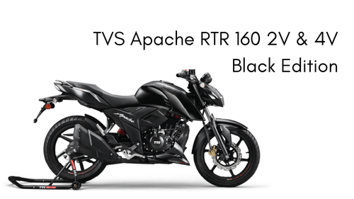 TVS Apache RTR Black Edition Launched: A New Aesthetic Rival in the 160cc Segment TVS Apache RTR Black Edition Launched: A New Aesthetic Rival in the 160cc Segment news