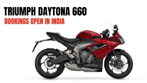Triumph Daytona 660 Bookings Open in India Triumph Daytona 660 Bookings Open in India