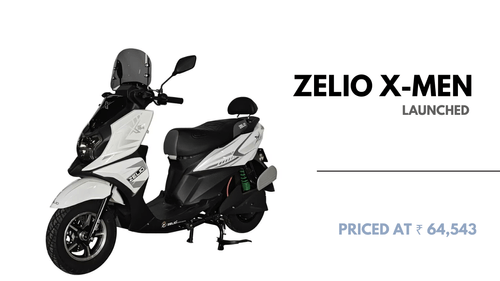Zelo Ebikes Introduces X Men Low-Speed E-Scooters Starting at ₹ 64,543 Zelo Ebikes Introduces X Men Low-Speed E-Scooters Starting at ₹ 64,543